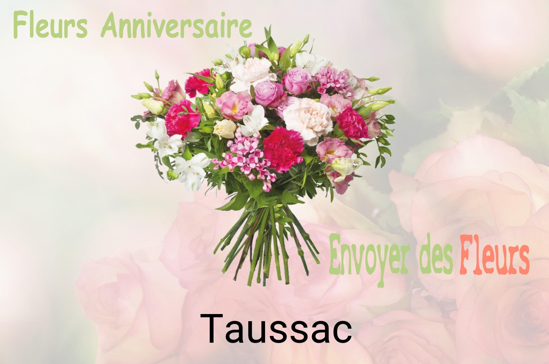 Bouquet de fleurs d’anniversaire livré à Taussac